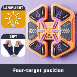 Smart Music Boxing Machine para adultos e crianças, Sports Fitness Trainer, Home Exercício Response, Boxing Wall Target, Novo - Image 5
