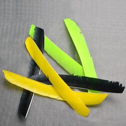 Tiro com arco com pena de Turquia real para caça e tiro, seta real Fletching, asa direita, alta qualidade, 26 a 29 cm - Image 5
