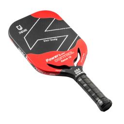 Juciao remo de pickleball de fibra de carbono com garganta aerodinâmica, aprovado pela usapa, raquete de pickleball termoformada de 19mm para energia e controle - Image 2