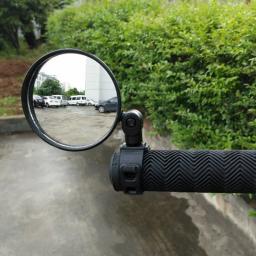 1pcs universal bicicleta espelho retrovisor ajustável girar grande-angular ciclismo espelhos retrovisores para mtb estrada bicicleta acessórios - Image 3