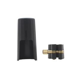 SLADE-Clarinete ABS Mouthpiece Com Fivela De Metal, Tampa Do Chapéu, Tampa De Proteção, Braçadeira De Couro Clip, Acessórios De Instrumento De Sopros - Image 4
