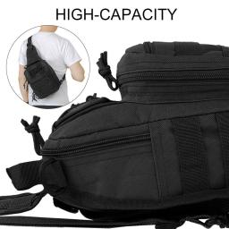 Sacos de ombro táticos para caminhadas, mochila trekking, escalada esportiva, acampamento, caça, mochila, pesca ao ar livre, saco de peito - Image 6