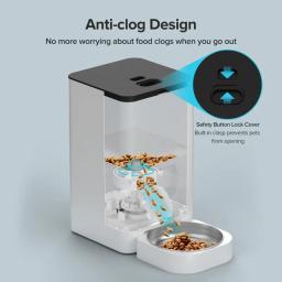 Alimentador Inteligente Pet Automático, Armazenamento De Alimentos Para Cães e Gatos, Alimentador De Viagem, Cronometrado - Image 2