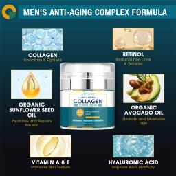8% HA Colágeno Removedor creme coreano para rugas Facial Anti-envelhecimento Fade Linhas Finas Firming Lifting Hidratante Apertar Beleza Cuidados Com A Pele - Image 2