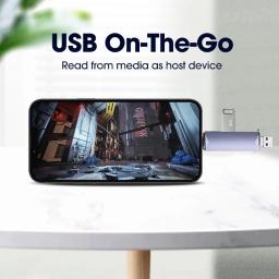 OTG 6 em 1 Tipo C SD TF Leitor de cartão Micro USB Flash Drive Adaptador 5 Gbps Transferência de alta velocidade Leitor de cartão multifuncional - Image 3