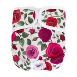 Fraldas para cães laváveis reutilizáveis, feminino altamente absorvente doggie pant, tamanho ajustável fraldas de cachorro para o período do cão, 1pc - Image 3