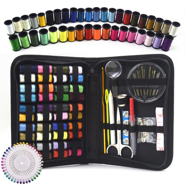 Kits de Costura DIY Multifuncionais: Caixa Completa com Acessórios para Bordado e Acolchoado