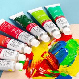 Winsor e Newton Pintura a óleo Pigmento Tubo, Tinta acrílica, Artista Desenho Graffiti Guache Tecido Vidro Óleo Água Cor Pintura, 45ml - Image 2