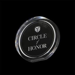 Monumento de medalha de alta qualidade, impressão personalizada, logotipo, marca, letra, bloco acrílico, sinalização de mesa, campeão, suporte, placa troféu - Image 3