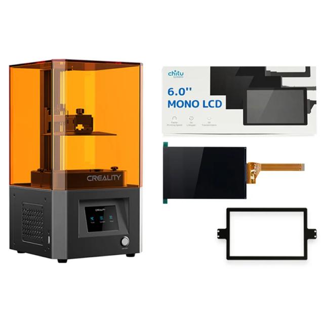 Atualização 2K do Kit de LCD Monocromático Creality LD-002R 6.08 para Impressoras 3D