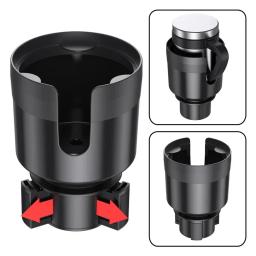 Suporte multifuncional do copo da água do carro, limitador ajustável universal, cremalheira estável da bebida, acessórios interiores - Image 5