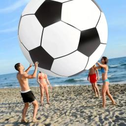 Jogos ao ar livre brinquedos infláveis grama bola de futebol escola diversão esportes bola de praia engrossado pvc inflável gigante futebol - Image 4