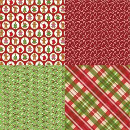 KSCRAFT-Pacote De Papel De Natal para Scrapbooking DIY, Cartão, Álbum De Artesanato De Papel, 24 Folhas - Image 4