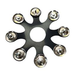 Címbalos de tambor hi hat pandeiro instrumento de percussão acessórios sinos de tambor para efeitos címbalo hihats pilares acidente passeios - Image 2