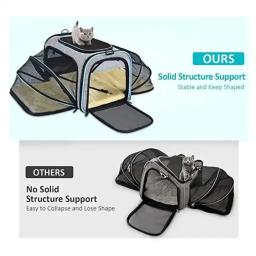 Multifuncional Pet Transporte Mochila, Bolsa dobrável para cão e gato, Eco-Friendly, Atacado - Image 5