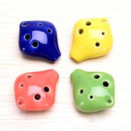 Mini cerâmica colorida Ocarina, presente para crianças e iniciantes - Image 1