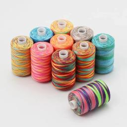 Fios de poliéster para costura, bordado Quilting, Overlock Bordado, Fio de reparo manual, 1000Yard, 10pcs por caixa - Image 4