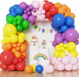 Colorido arco-íris balão Garland Arch Kit, balão de látex, decoração do casamento, festa de aniversário, crianças, decoração do chuveiro do bebê, multicolor - Image 3