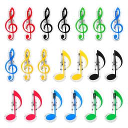 Clipes De Plástico De Nota Musical, Suporte De Clipe De Papel De Música, Clipe De Livro, Marcadores, Clipes De Papelaria Para Notebook, 20 Pcs, 40Pcs - Image 1