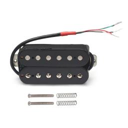 Humbucker-Alnico 5 Captador de guitarra elétrica, Captador de bobina dupla, V, Peças pretas - Image 5