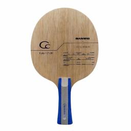 Original sanwei cc tênis de mesa lâmina 5 madeira + 2 carbono off ++ treinamento sem caixa raquete ping pong bat paddle tenis de mesa - Image 1