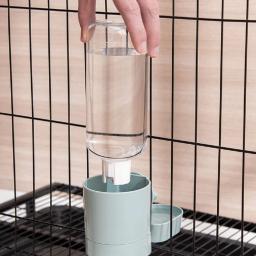 Animais de estimação gatos cães beber fonte alimentador pet gaiola pendurado tigela recipiente alimentador de água dispensador para filhote de cachorro gatos cães coelho - Image 5