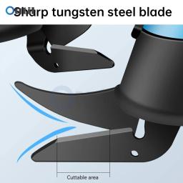 Tesoura Elétrica para Máquina De Corte De Pano, Carregamento De Lítio, Costura De Couro, Tesoura De Alfaiate, Lâmina De Aço De Tungstênio, Ferramenta De Mão Portátil - Image 4