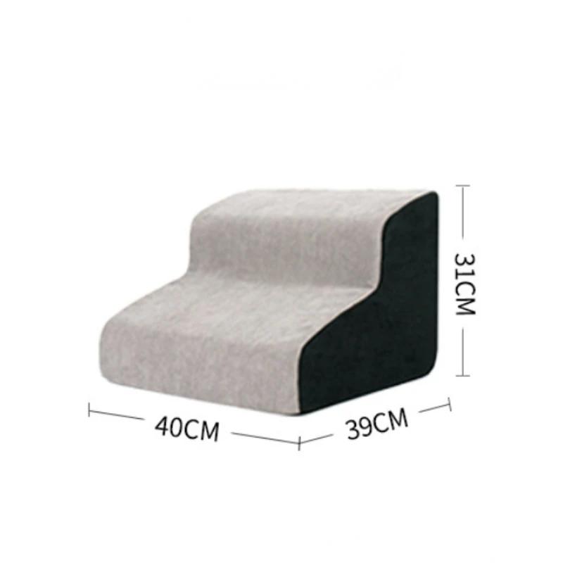 CAWAYI-KENNEL Memória Espuma Sofá Escadas para Pequeno Cão e Gato, Anti-Slip Escada de Cama, Pet Supplies, 2 3 4 Passos - Image 1