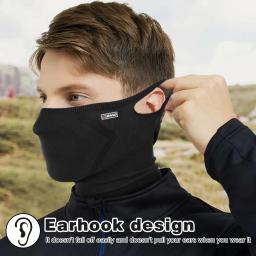 Ciclismo máscara facial capa respirável bandana esportes caminhadas acampamento correndo bicicleta reutilizável lavável pescoço gaiter cachecol macio - Image 4