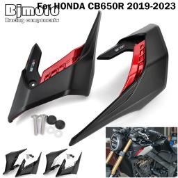 Capa de aleta de motocicleta, protetor de asa de vento, Kits de carenagem, Winglets para Honda CB650R, CB 650R, 2019-2023 - Image 4