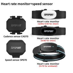 IGPSPORT HR40 Braço Sensor de Velocidade de Freqüência Cardíaca Sem Fio Saúde Fitness Inteligente Bicicleta Monitor de Freqüência Cardíaca Alça de Mão Bluetooth ANT + - Image 1