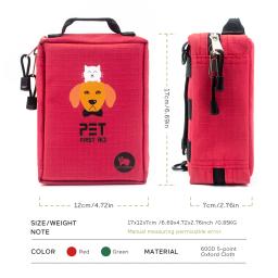 Pet Emergency First Aid Kit, Caso Médico, Cuidados com Trauma Portátil, Molle Bolsa para Treinamento, Caminhadas, Camping, Caça, Completo, 160Pcs - Image 2