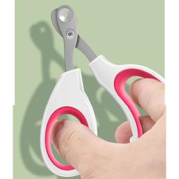 Aparador de garras de gato, Quiet Pet Nail Clipper, Grooming, fácil de usar, Nail Care, Clean, 2mm Hole - Image 3