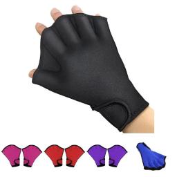 Newly-luvas de natação com 1 par, fitness aquático, resistência à água, treinamento de pá, sem dedos, fitness - Image 1