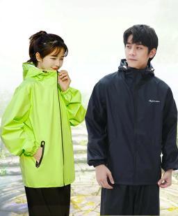 Impermeável fino impermeável para homens e mulheres, poncho com capuz, capa de chuva de motocicleta, roupa de ciclismo, viagem, caminhada, verão - Image 1