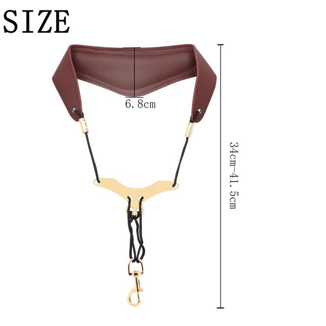 Correia de Couro IRIN para Saxofone: Cinto Confortável para Soprano, Tenor e Alto com Ventile Suave