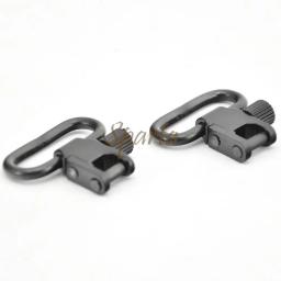 QD Sling gira para caça armas de fogo, bloqueio destacável rápida, alça de ombro, 1 ", 1,25", 2 pcs - Image 5
