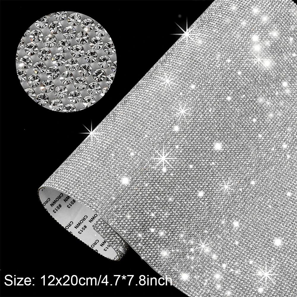 Folha de strass auto-adesivo Glitter Crystal roupas, tecido decoração do carro, gem para artesanato, decoração do telefone - Image 1