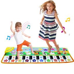 Fitness Keyboard Play Music Carpet for Kids, Piano Mat para crianças, crianças, brinquedos de instrumentos musicais, presente educacional para menina e menino - Image 1