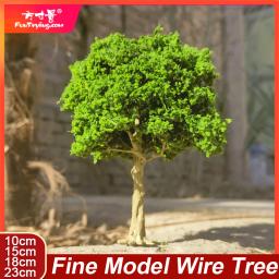 Árvore de arame fino para decoração ferroviária do trem, DIY Green Plant, HO Scale, 10-30 cm, 1 Pc, 2Pcs - Image 1