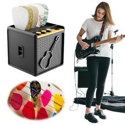 Suporte de palhetas de guitarra 3d impresso amp alto-falante palheta de guitarra titular caixa organizador palheta de guitarra display titular para guitarristas - Image 1