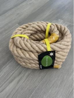 Corda de Juta Natural para Artesanato Corda de Cânhamo Strong Jute Twine, Jardinagem, Decoração de Rede, 40mm, 1-10m - Image 1