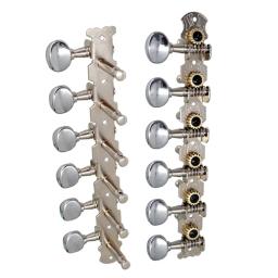 Cabeças de afinação de guitarra acústica de 12 cordas, chave 6l 6r, cabeças de máquina redondas, peças de substituição de instrumentos, acessórios de guitarras - Image 2