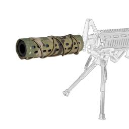 Proteção para espingarda de Airsoft, Supressor de tiro militar, Coldre de cano silenciador cortado a laser, escudo térmico, paintball 8503 - Image 4