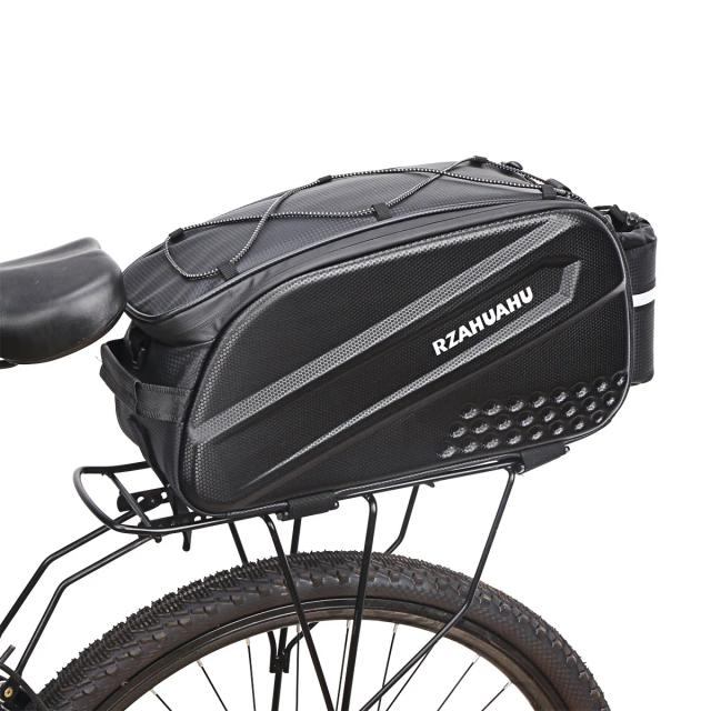 Bolsa Multifuncional para Bicicleta com Capacidade de 14L, Impermeável e Ideal para Transporte no Rack Traseiro e Uso como Bolsa de Ombro