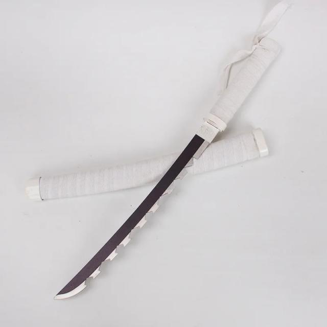 Espada Demônio Slayer de Metal para Cosplay - Katana Decorativa de 40cm do Anime Kimetsu No Yaiba, Presente Ideal de Natal