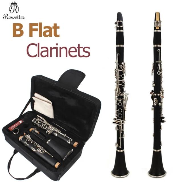 Clarinete Rowtter YCL-255 Bb com 17 Chaves em ABS - Alta Qualidade e Durabilidade