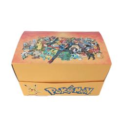 Anime pokemon figuras caixa cega pikachu estatueta com cartão brinquedo natal dia das bruxas pvc bonecas pingente para presentes do miúdo - Image 3