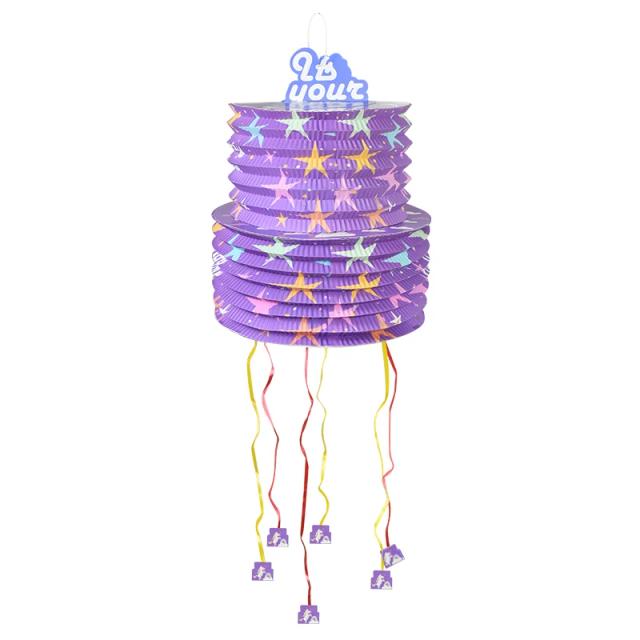 Piniata de Unicórnio Arco-íris para Aniversário de Meninas - Decoração Divertida e Surpresa com Confetes