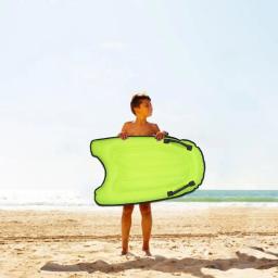 Prancha monocromática portátil com alça, tapete flutuante, boia kickboard, pranchas dobráveis, piscina, praia, praia - Image 2